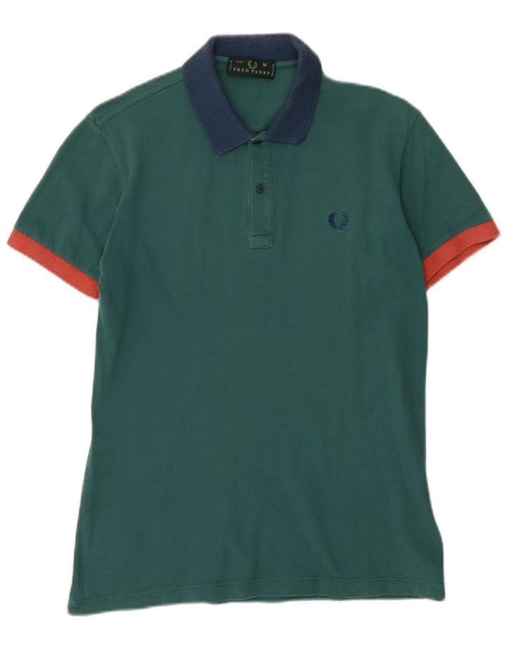 Camisa polo masculina Fred Perry verde médio