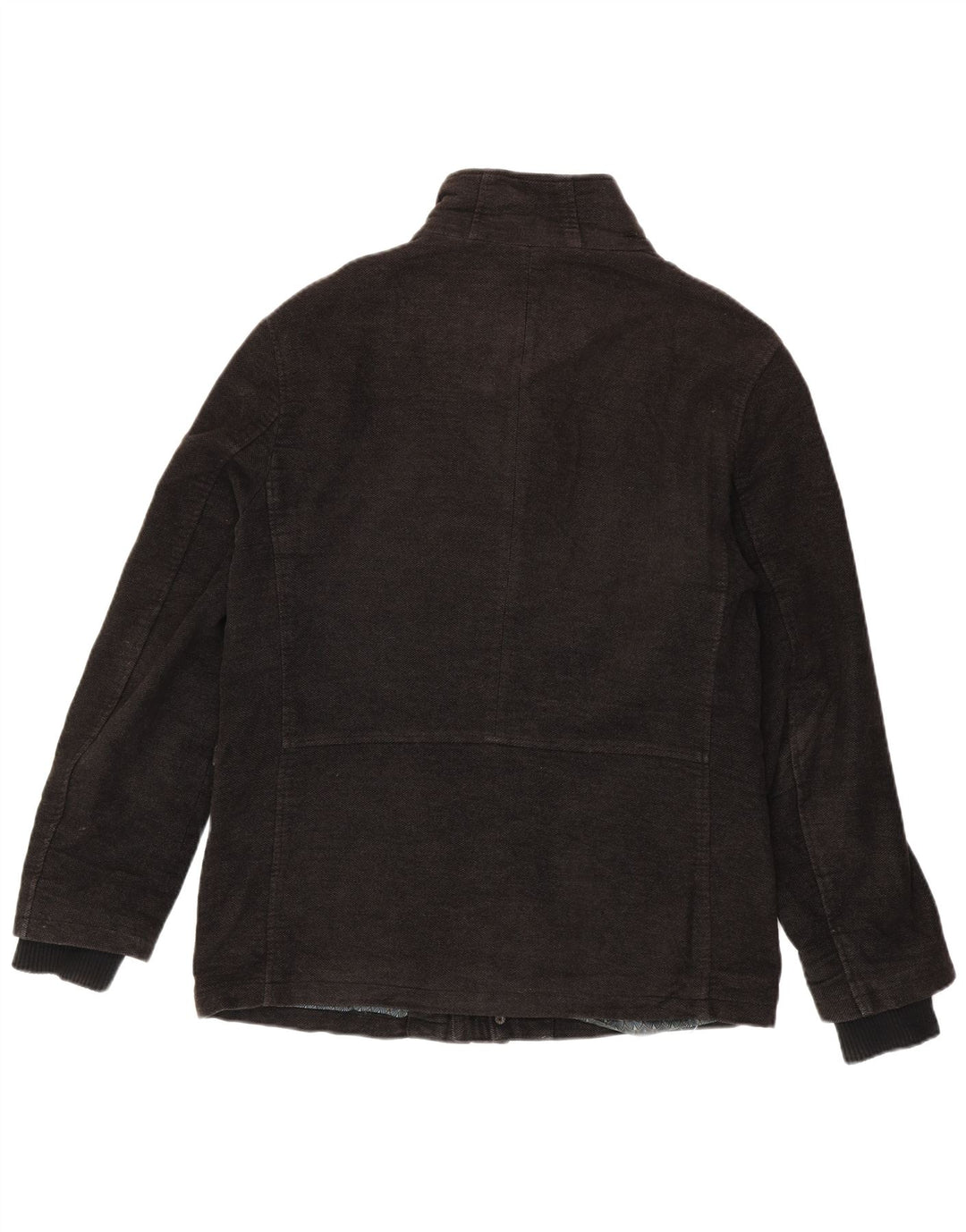 Jaqueta corta-vento masculina Marks & Spencer UK 38 algodão cinza médio
