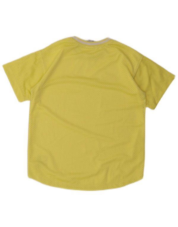 Campeão Camiseta Feminina Oversized Graphic Top UK 6 XS Amarelo