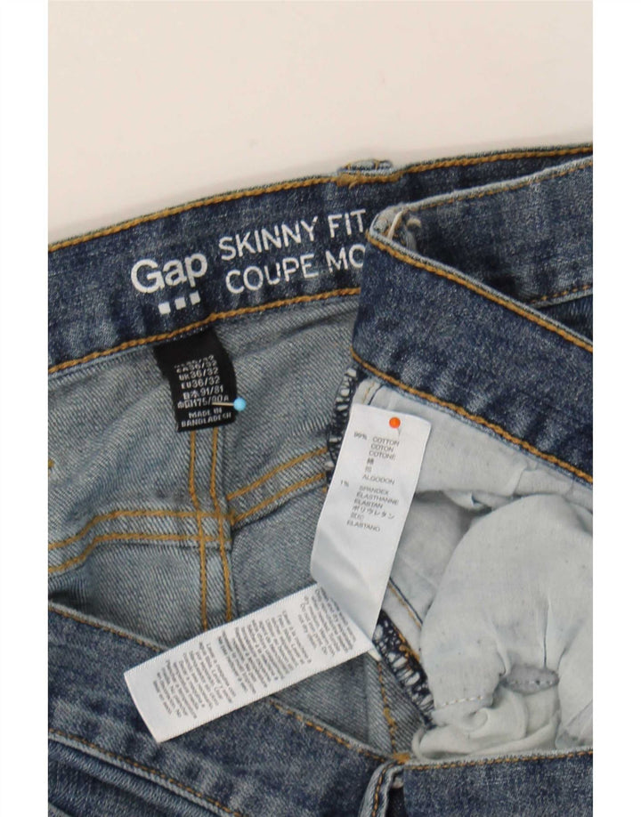 Jeans skinny masculino Gap W36 L32 algodão azul