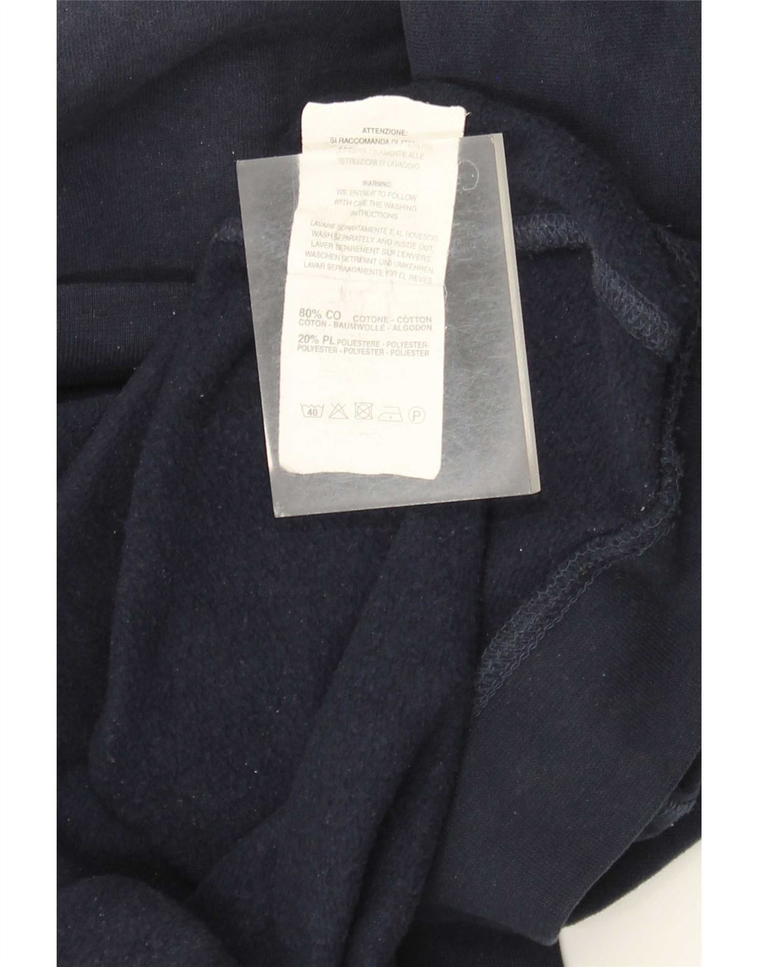 Carrera moletom gráfico masculino jumper 2XL algodão azul marinho