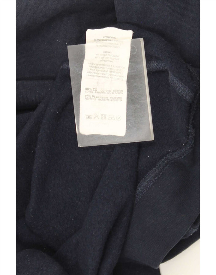 Carrera moletom gráfico masculino jumper 2XL algodão azul marinho
