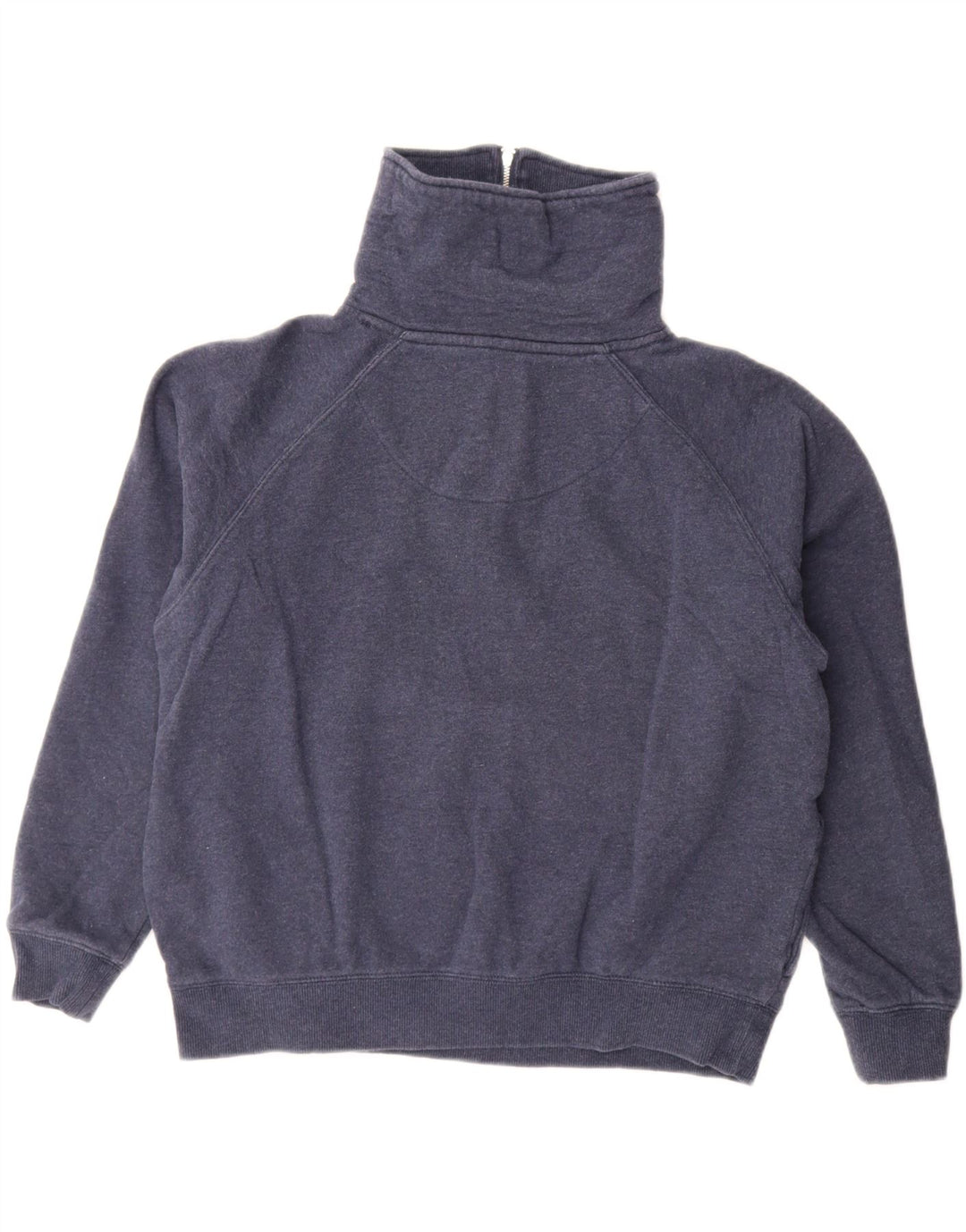 CREW CLOTHING Suéter feminino oversized com capuz Reino Unido 10 pequeno azul marinho