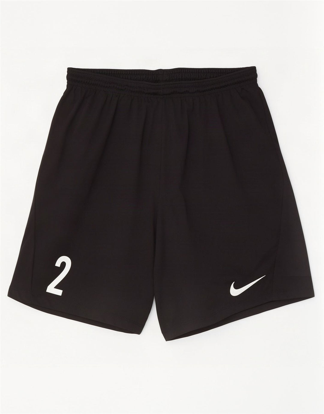 Shorts esportivos gráficos Nike Dri Fit feminino UK 16 grande poliéster preto