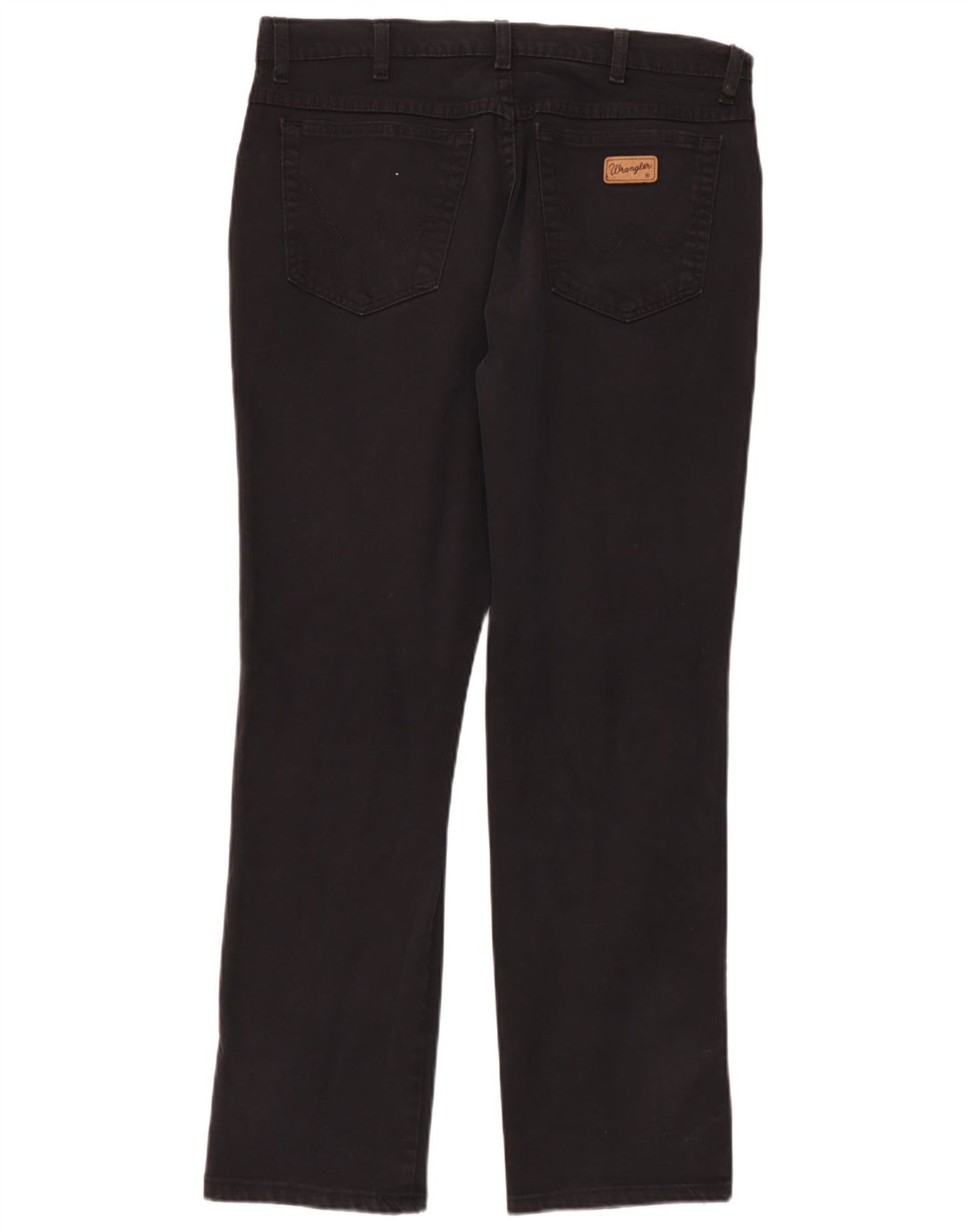 Wrangler Masculino Texas Straight Jeans W36 L32 Algodão Preto
