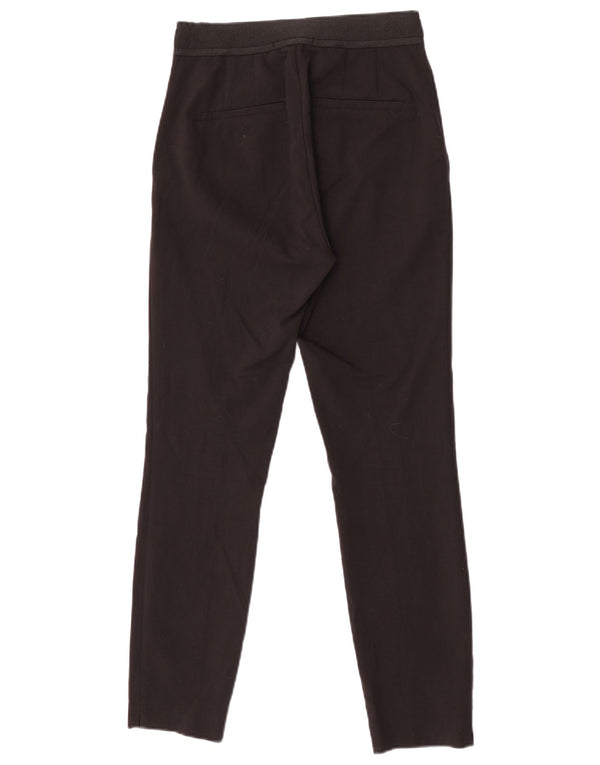 Zara Calça Chino Feminina Slim XS W24 L27 Algodão Preto