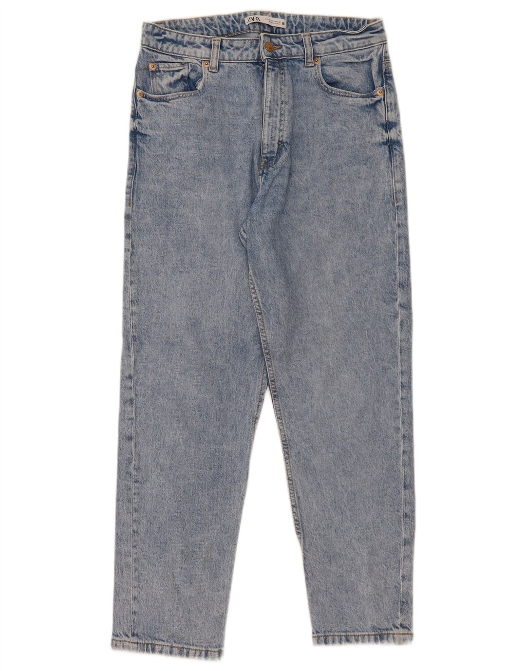Zara Womens Slim Jeans EU 40 Médio W30 L27 Azul Algodão