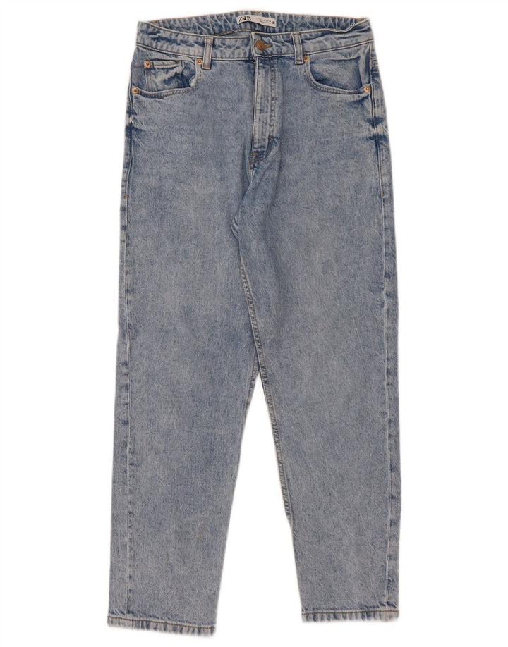 Zara Womens Slim Jeans EU 40 Médio W30 L27 Azul Algodão