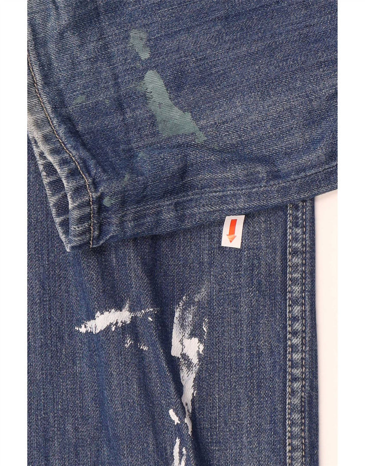 Jeans retos masculinos Diesel W32 L33 algodão azul