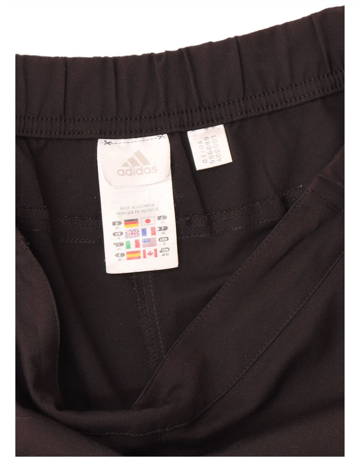Shorts esportivos femininos Adidas UK 14 médio preto poliéster esportivo