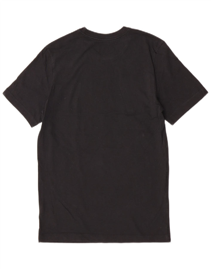 Jordan Camiseta masculina gráfica top pequeno algodão preto