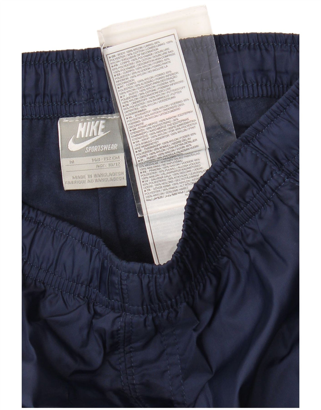 Calça de treino NIKE para meninos 10-11 anos médio azul marinho nylon