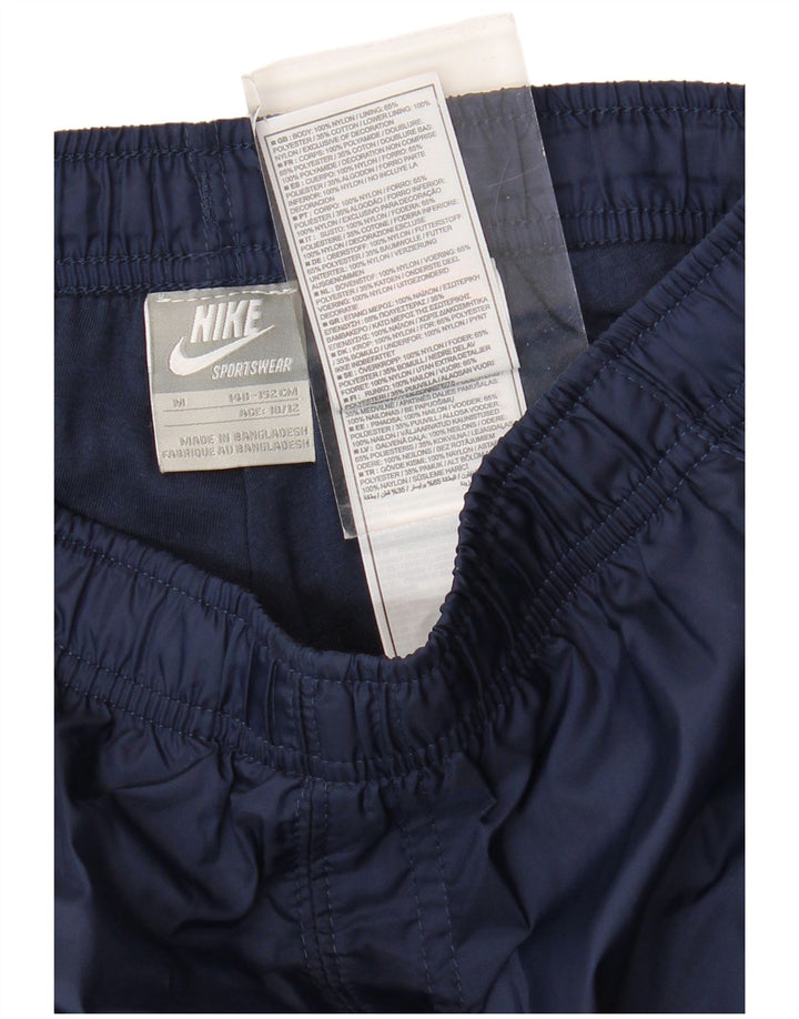 Calça de treino NIKE para meninos 10-11 anos médio azul marinho nylon