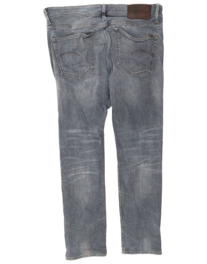 G-Star Masculino Slim Jeans W34 L30 Azul Poliéster