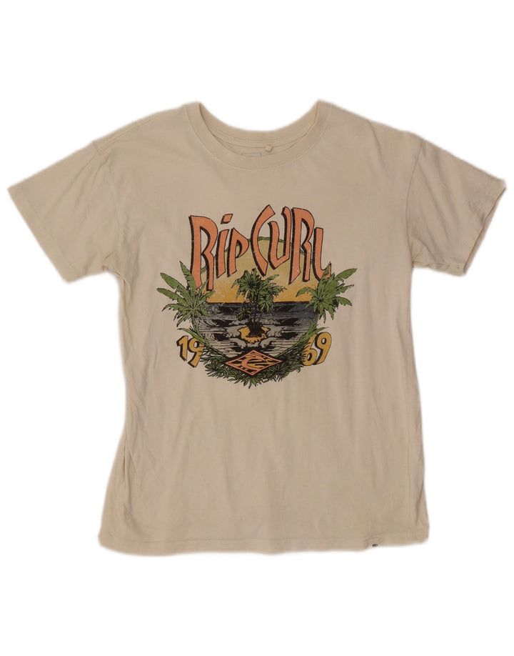 Camiseta masculina Rip Curl com estampa gráfica 2XS branco