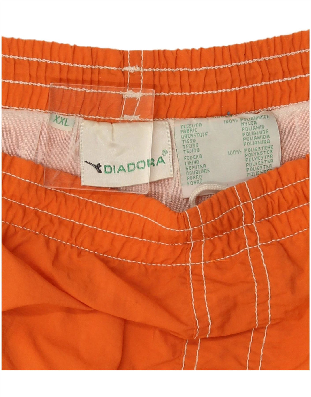 Shorts de natação masculino Diadora 2XL laranja poliamida