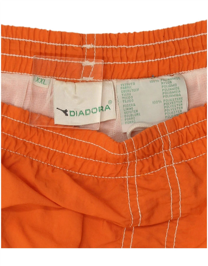 Shorts de natação masculino Diadora 2XL laranja poliamida