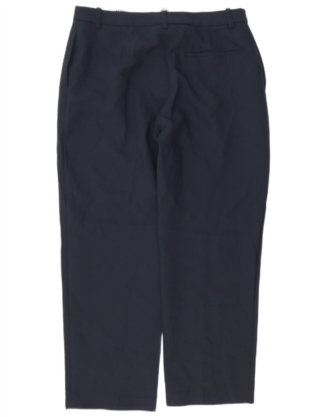 Calça chino feminina MARKS & SPENCER Reino Unido 14 grande W34 L27 azul marinho