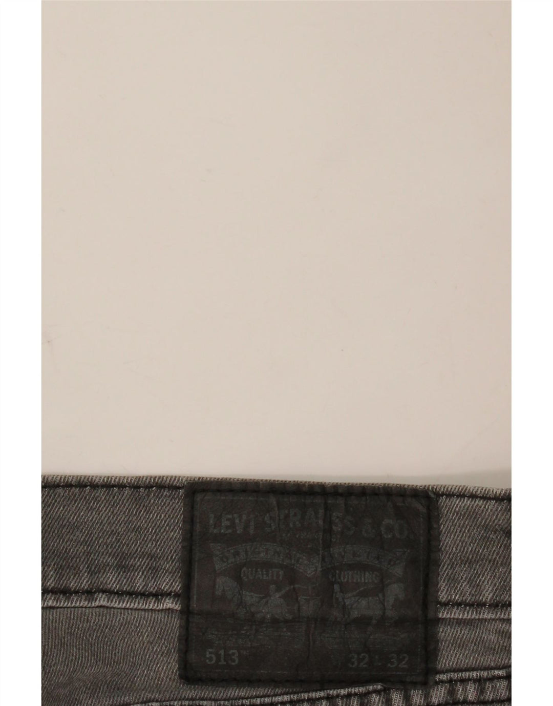 Calça jeans masculina Levi's 513 Slim Straight W32 L28 cinza