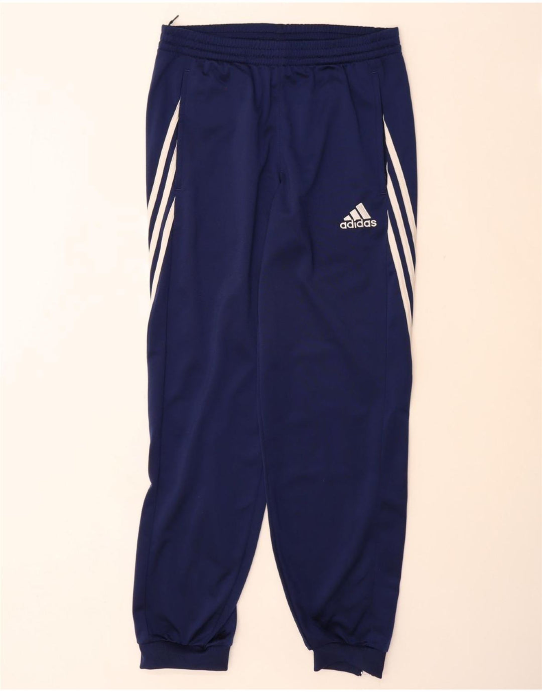 ADIDAS Mens Calças de treino Joggers Médio Azul Marinho Poliéster