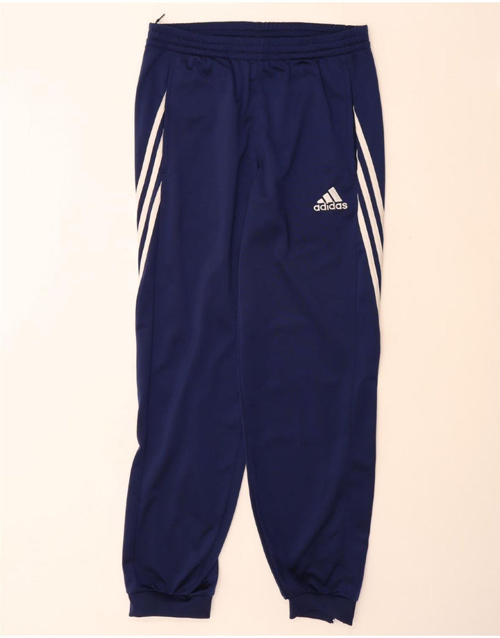 ADIDAS Mens Calças de treino Joggers Médio Azul Marinho Poliéster