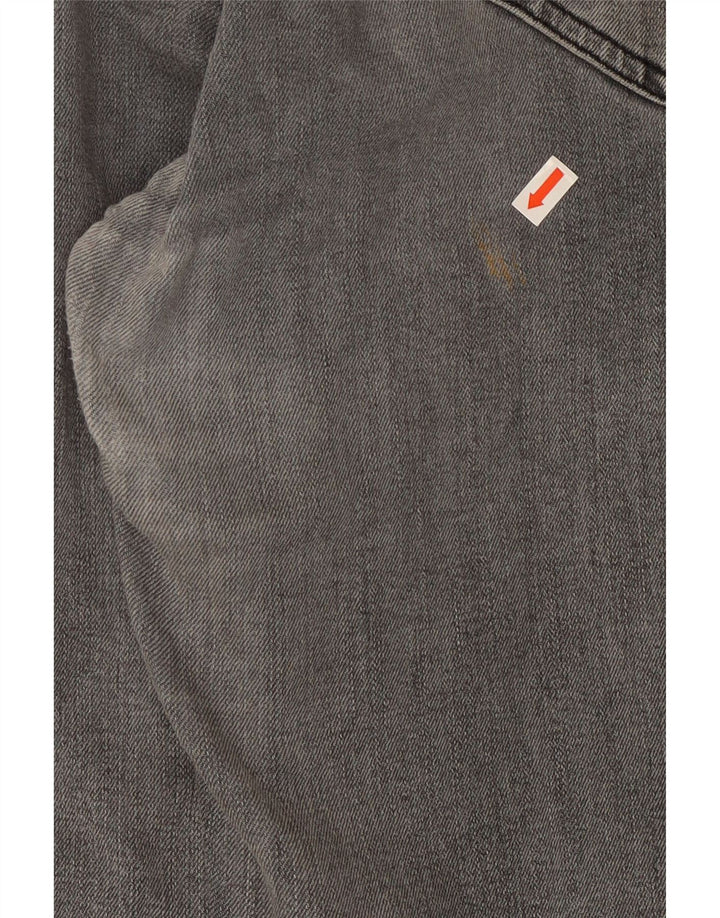 Calça jeans reta masculina Levi's W34 L32 algodão cinza