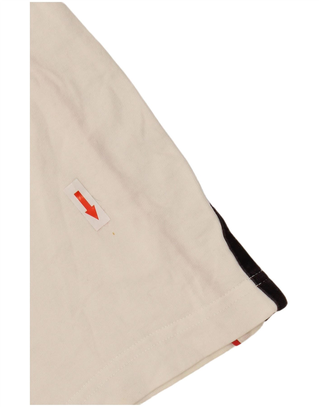 Camiseta masculina com estampa gráfica Champion, algodão colorblock branco médio