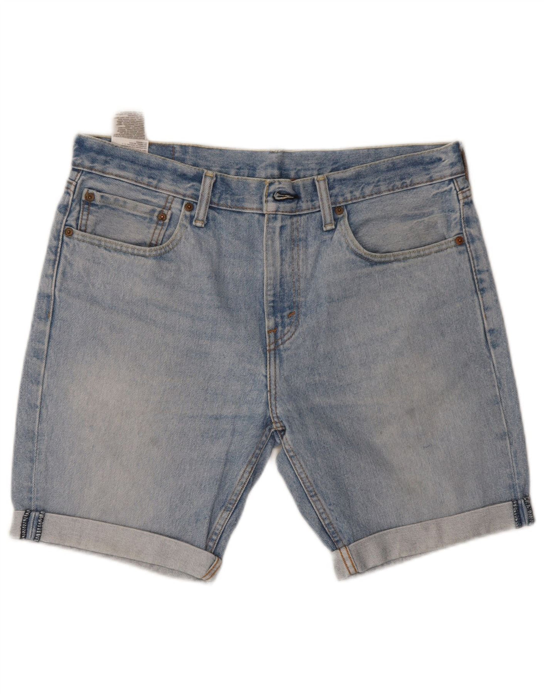 Shorts jeans masculino 511 Levi's W34 grande azul algodão