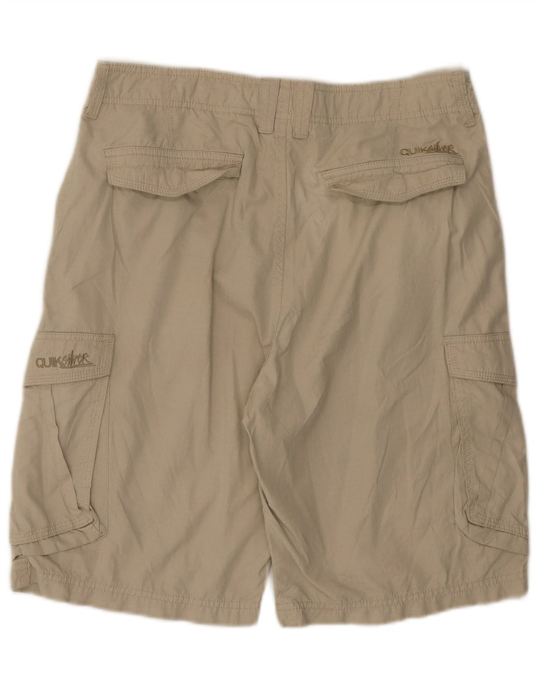 Quiksilver Mens Cargo Shorts W32 Médio Bege