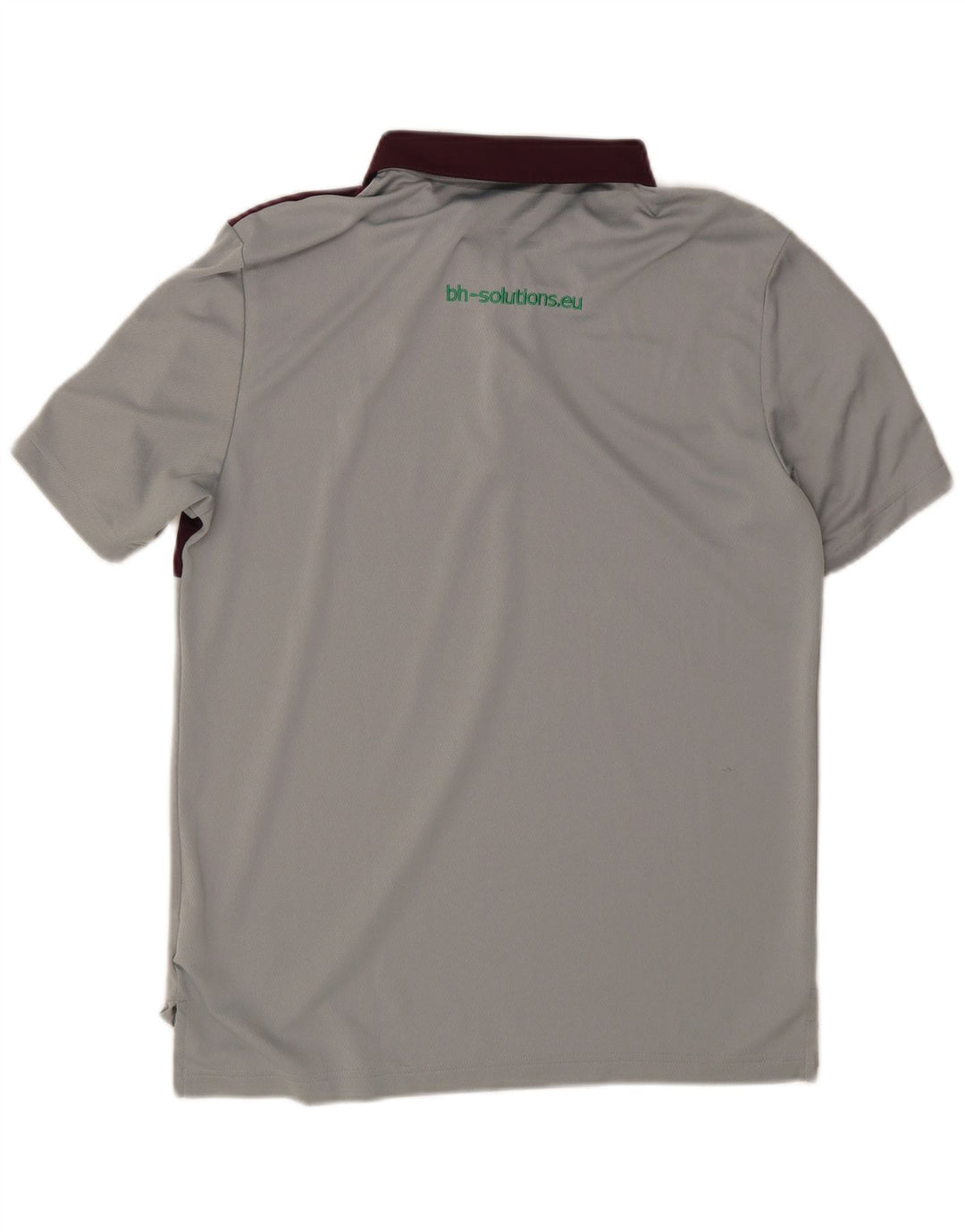 Camisa Polo Masculina Adidas Climacool Pequena Cinza Colorblock Poliéster