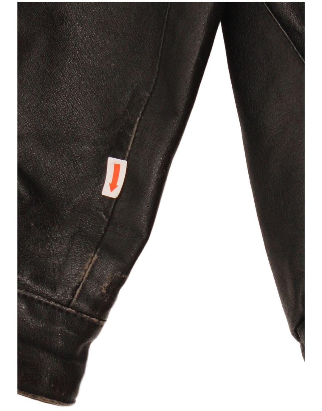 Jaqueta de couro masculina C&A EU 54 2XL couro preto