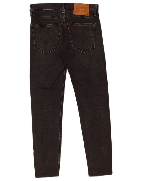 Jeans Levi's Skinny Tapered Masculino W28 L30 Algodão Preto