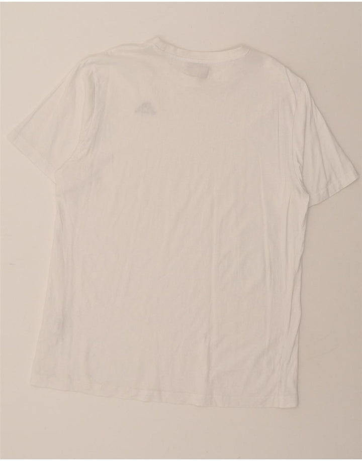 KAPPA Mens T-Shirt Top XL White Cotton Vintage Kappa and Second-Hand Kappa from Messina Hembry 