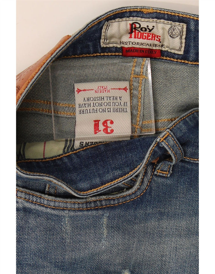 ROY ROGERS Calça jeans feminina slim W31 L30 algodão azul
