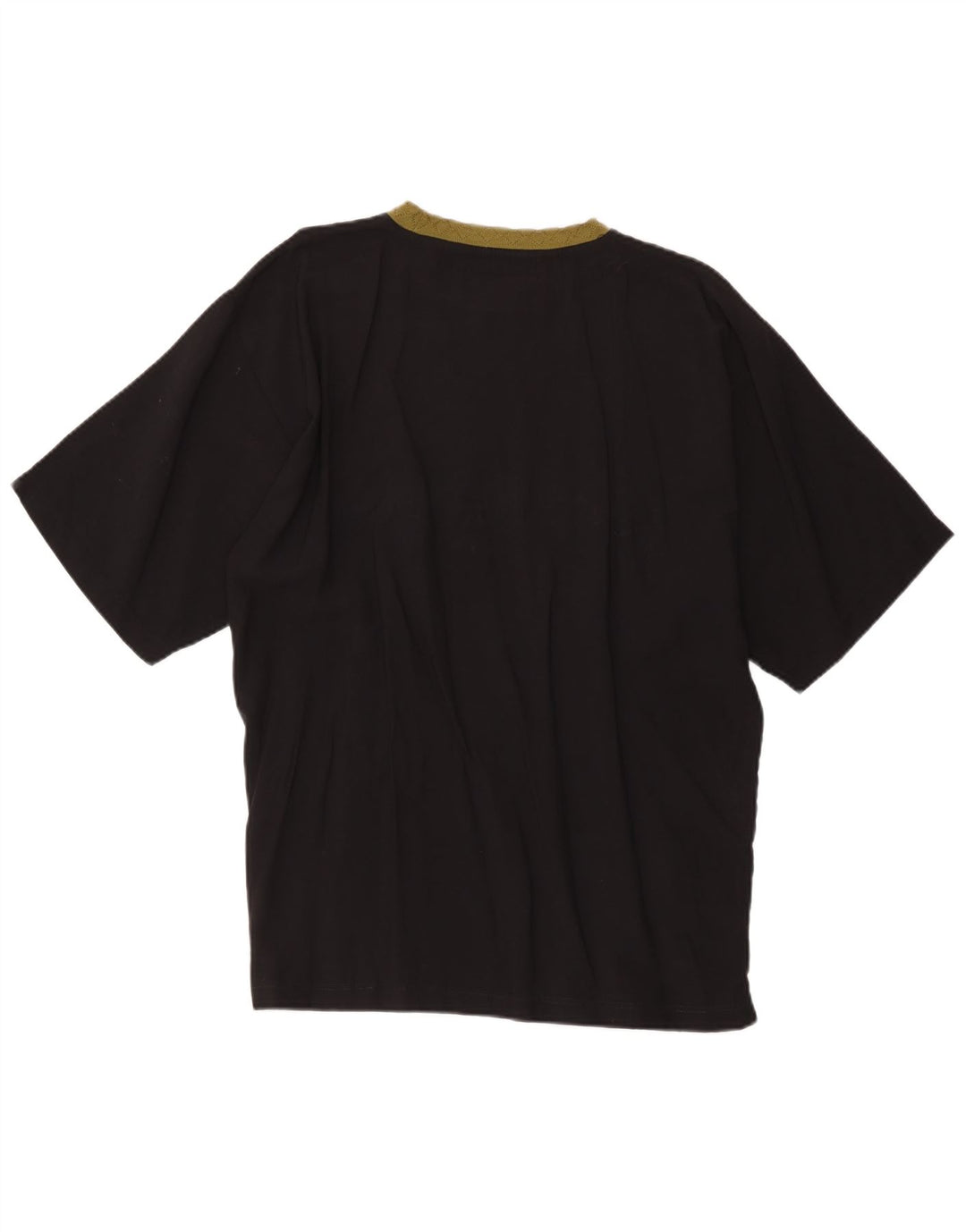 Camiseta gráfica masculina vintage grande viscose preta