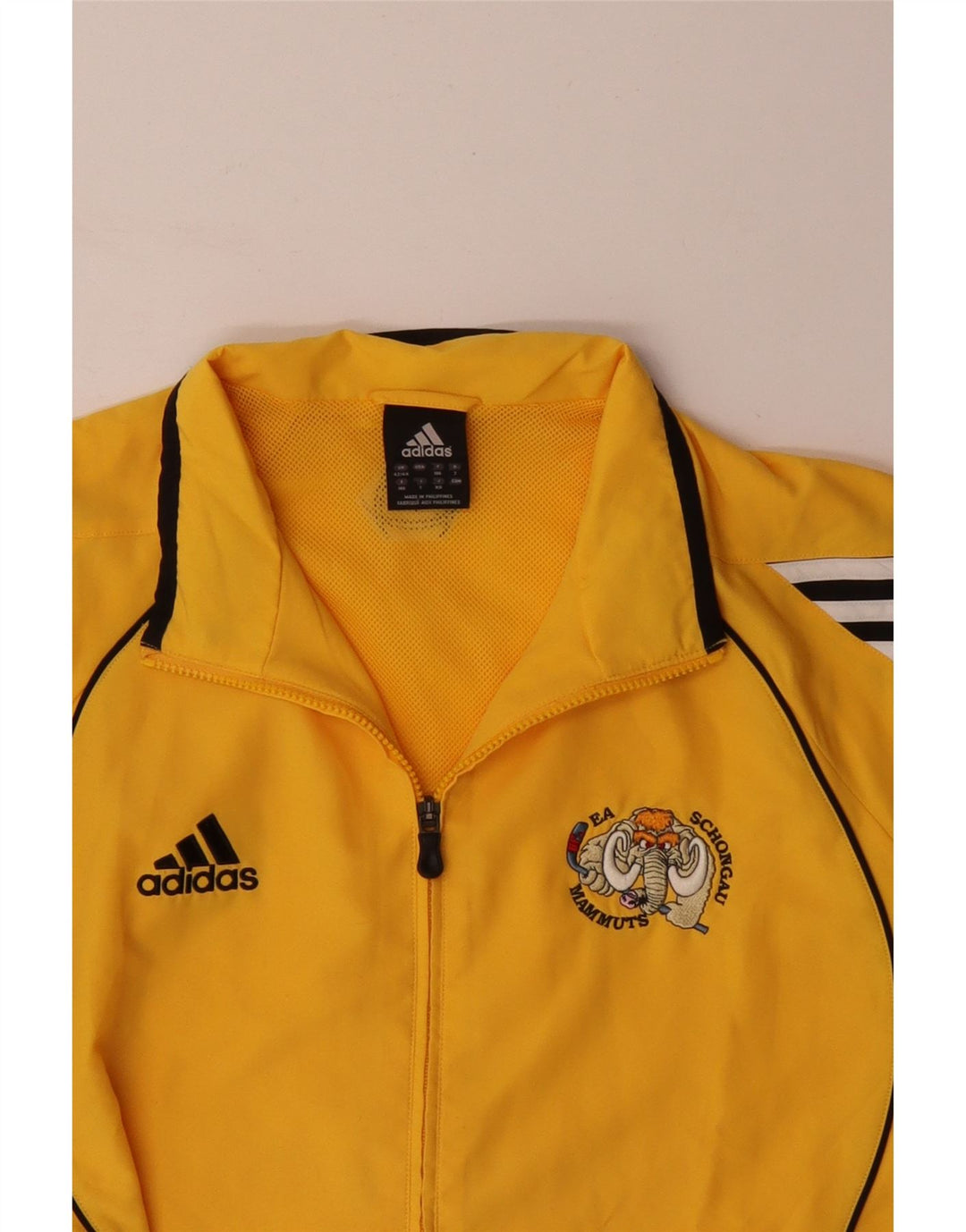 ADIDAS Mens Tracksuit Top Jacket UK 42 /44 Grande Amarelo Colourblock