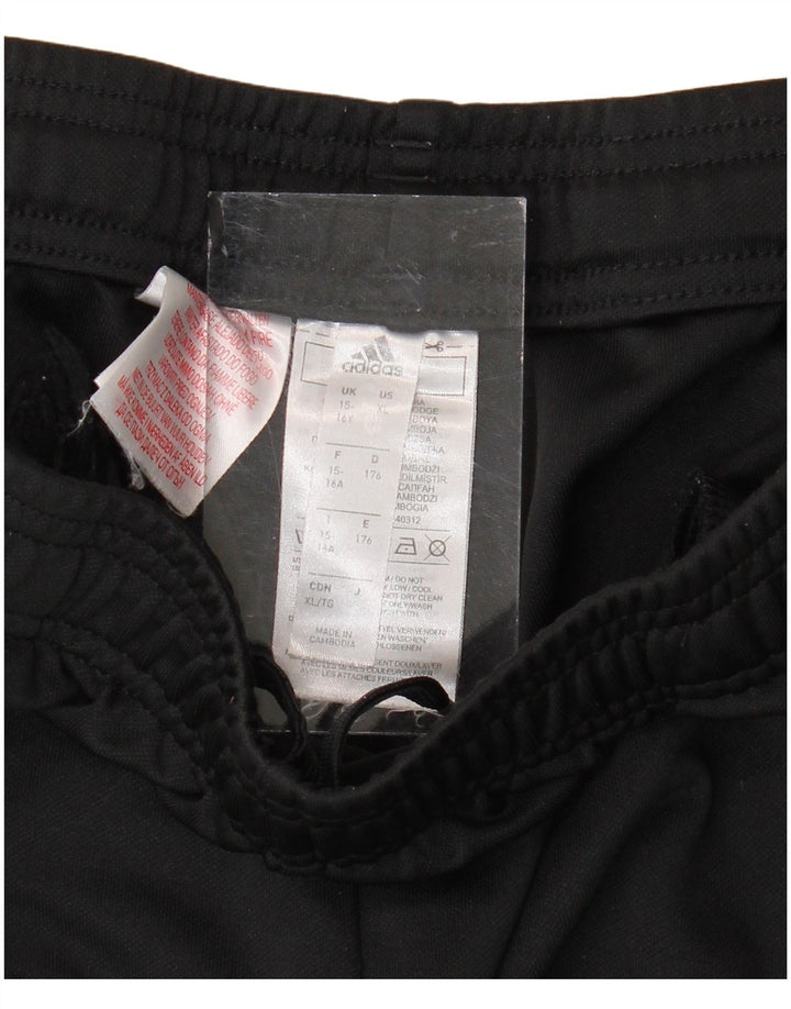 Calças de treino ADIDAS Menino Aeroready 15-16 anos preto poliéster