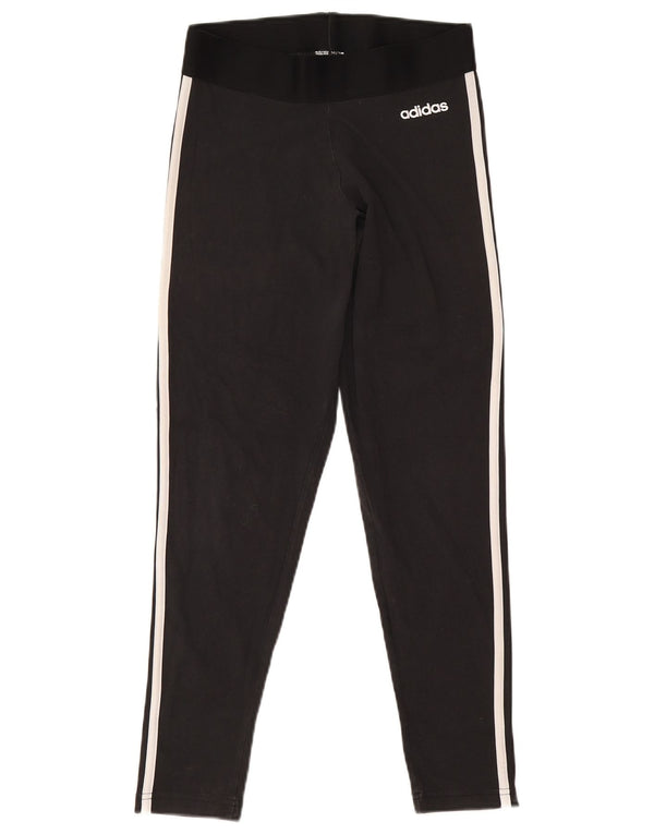 Leggings Adidas Femininas UK 12/14 Médio Algodão Preto