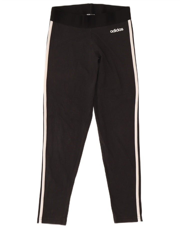 Leggings Adidas Femininas UK 12/14 Médio Algodão Preto