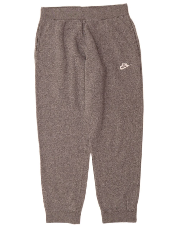 Calça de treino Nike para meninas 13-14 anos XL cinza manchado de algodão