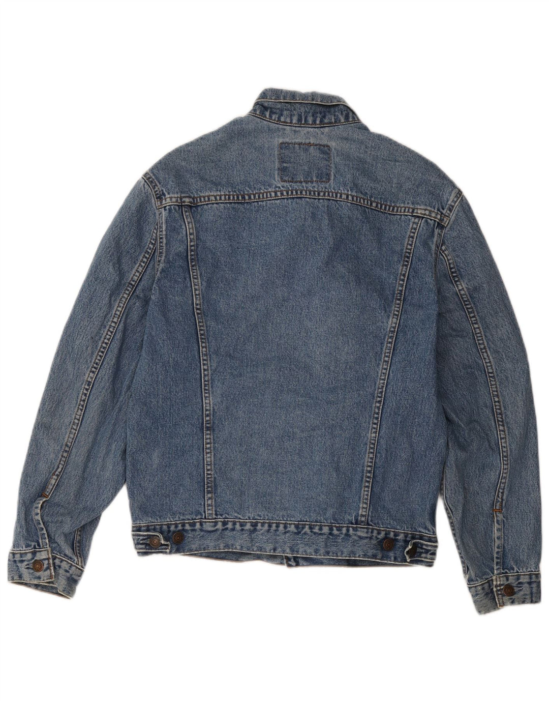 Jaqueta jeans masculina Levi's UK 38 algodão azul médio