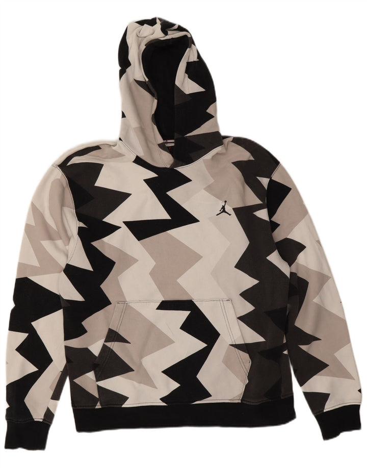 Jordan Mens Hoodie Jumper Médio Algodão Geométrico Multicolorido
