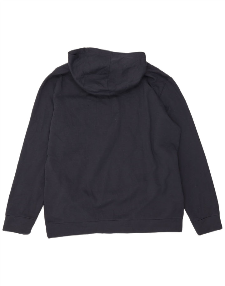 Adidas Mens Hoodie Jumper XL Azul Marinho Poliéster