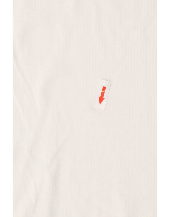 Camiseta Adidas Feminina Top UK 12 Médio Algodão Branco