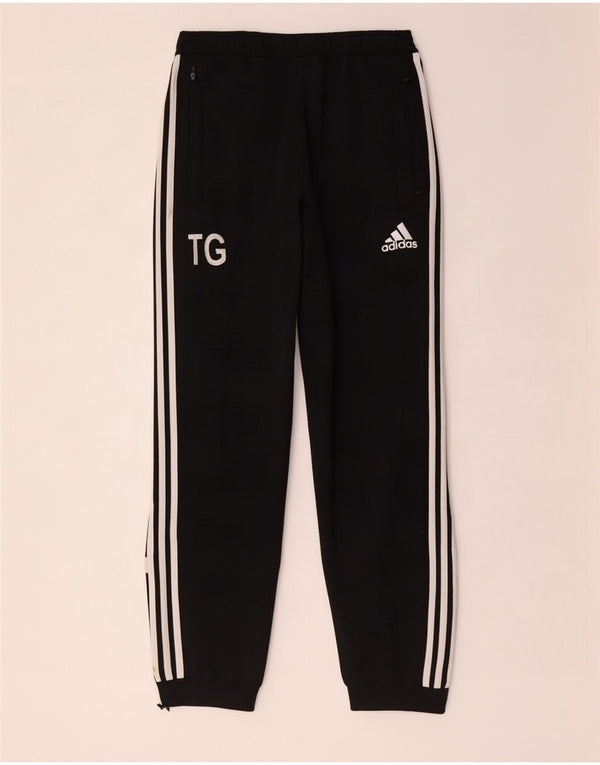 Adidas masculino gráfico calças de treino joggers médio preto colorblock