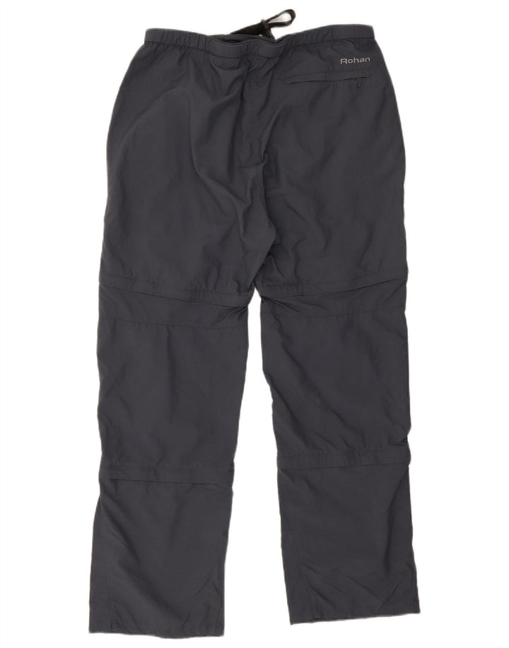 Calça feminina Rohan reta para caminhada média W30 L27 cinza poliamida
