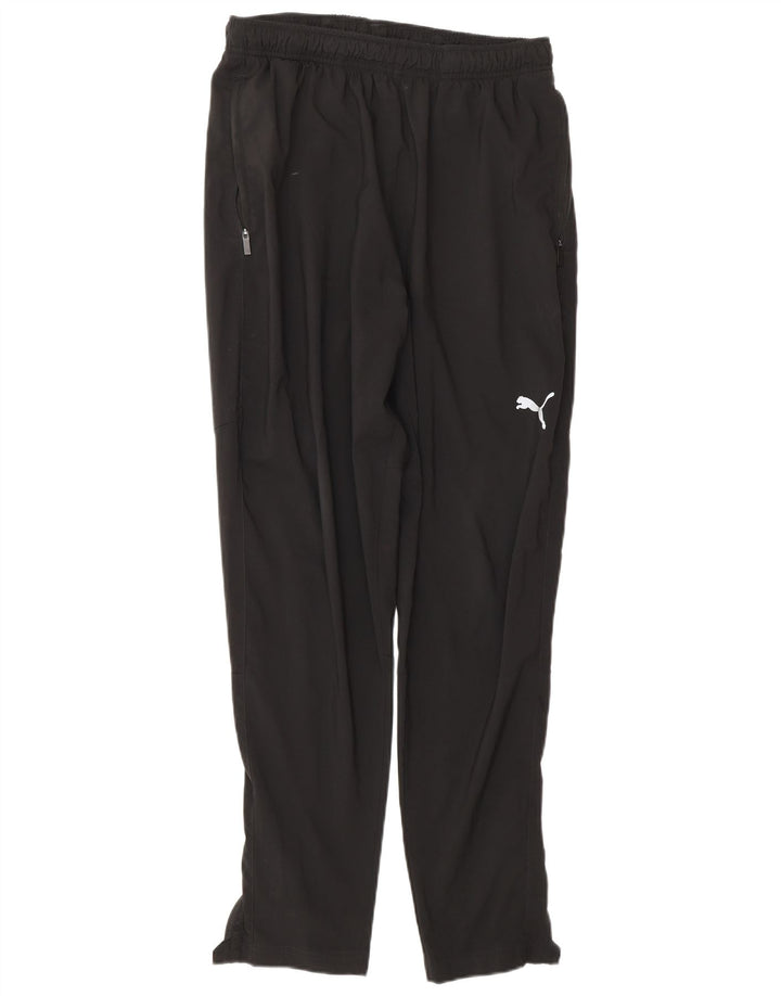 Calça de treino masculina PUMA poliéster preto médio