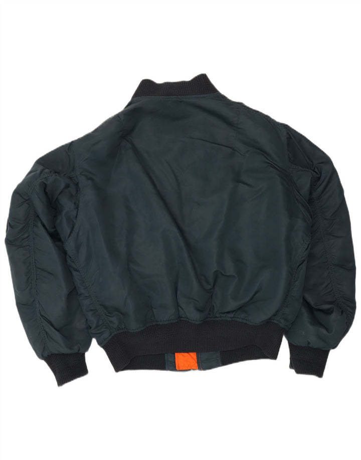 Jaqueta masculina Carrera Flight Aviator UK 38 médio azul marinho poliamida