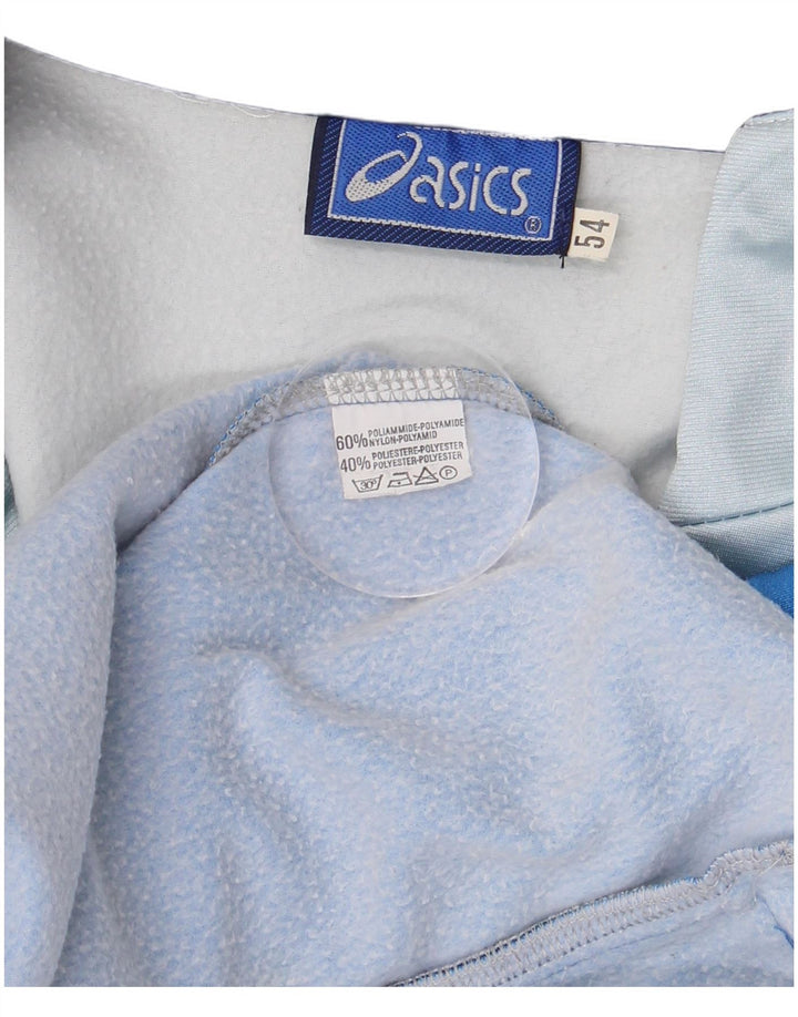 ASICS Mens Italia Graphic Tracksuit Top Jacket IT 54 XL Azul Colourblock