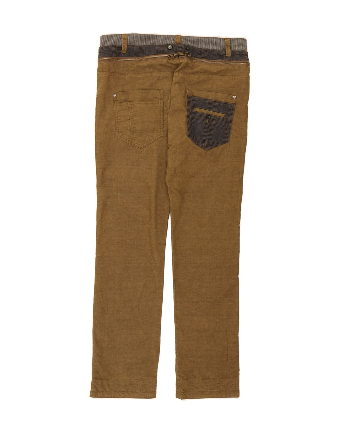 DESIGUAL Mens Slim Casual Trousers W34 L34 Beige Cotton Vintage Desigual and Second-Hand Desigual from Messina Hembry 